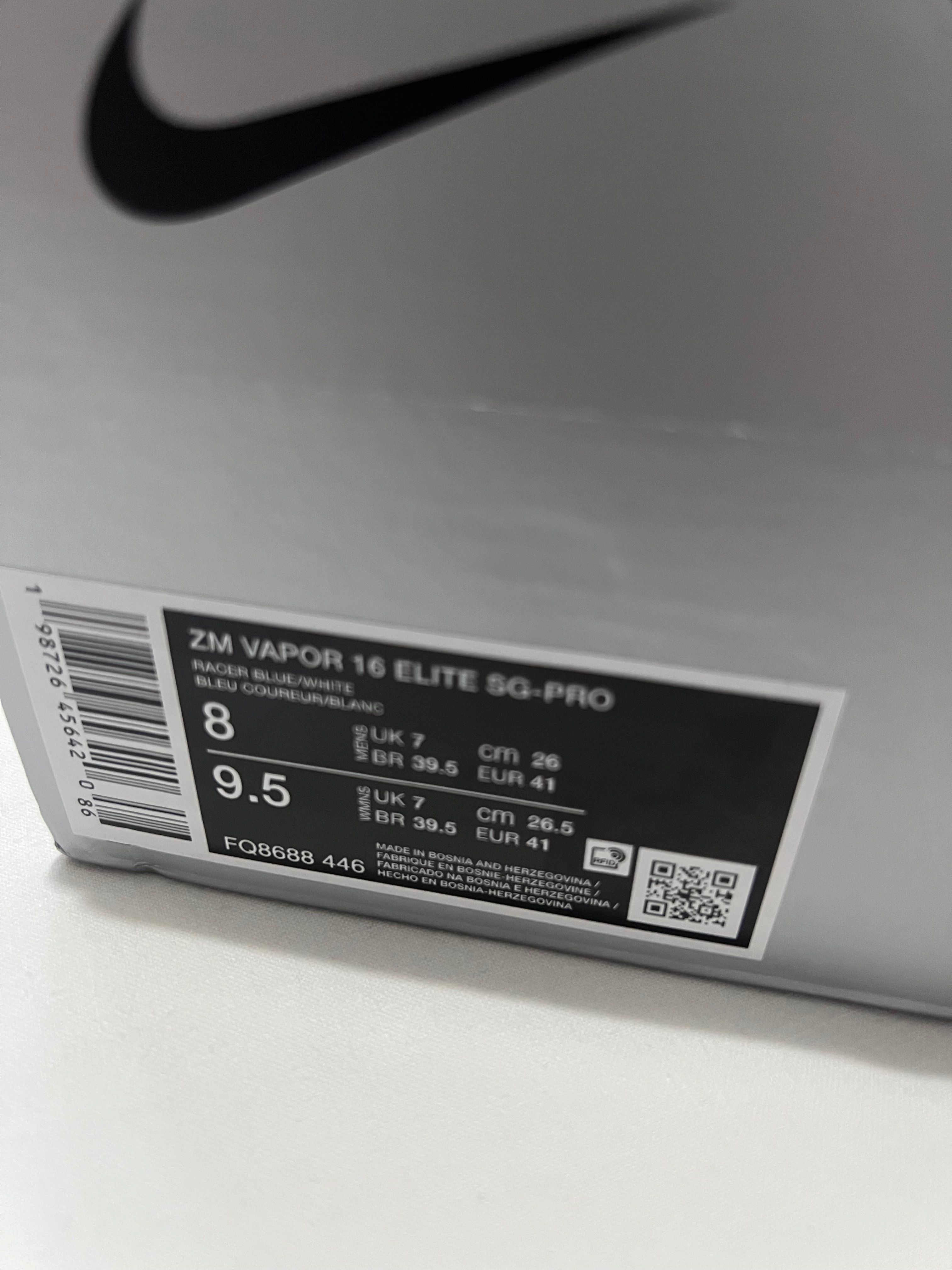 Nike Mercurial Vapor 16 Elite SG – UK 7 – Brand New Box & Bag