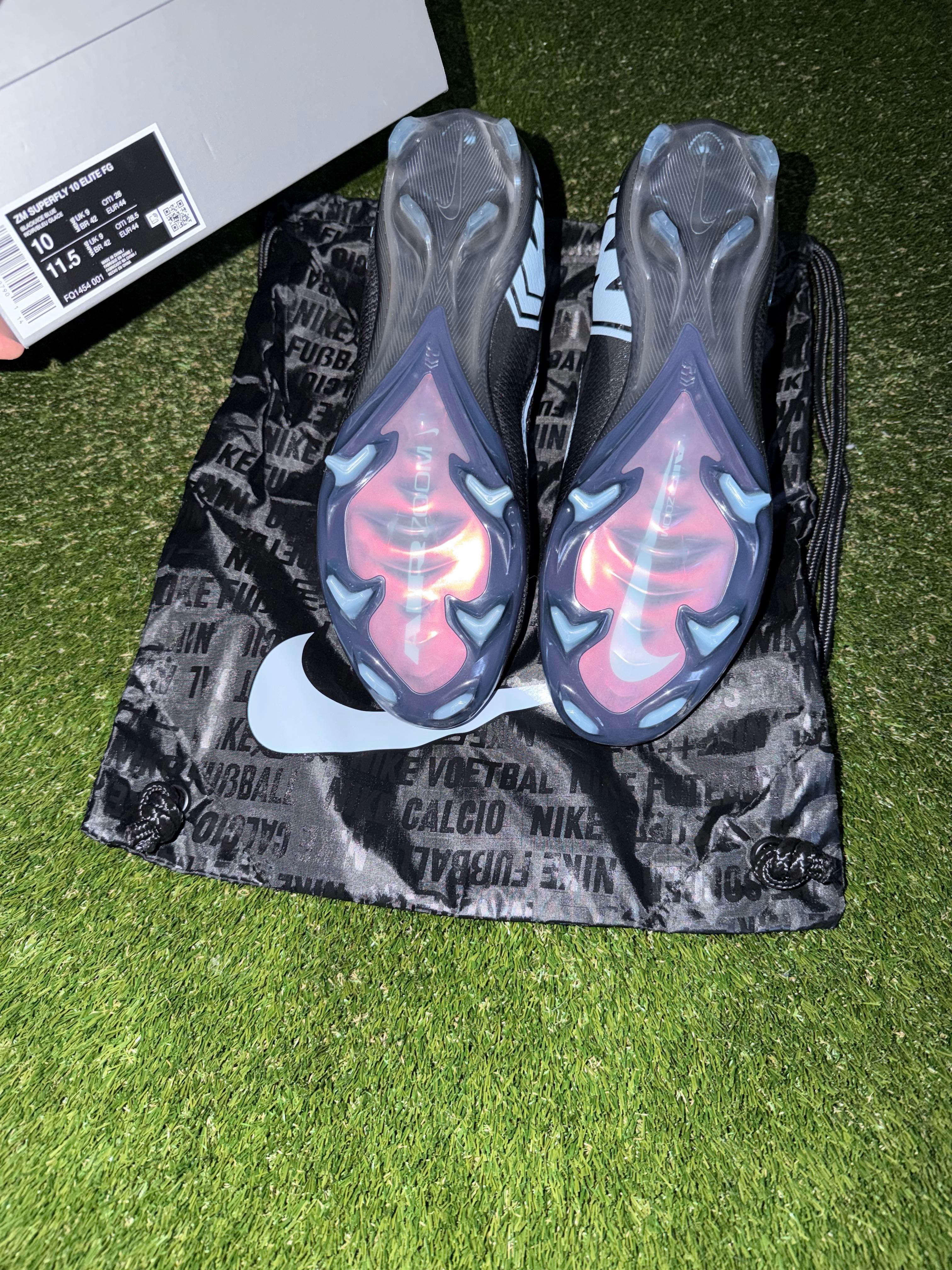 Nike Air Zoom Mercurial Superfly Elite FG Black/ Ice Blue