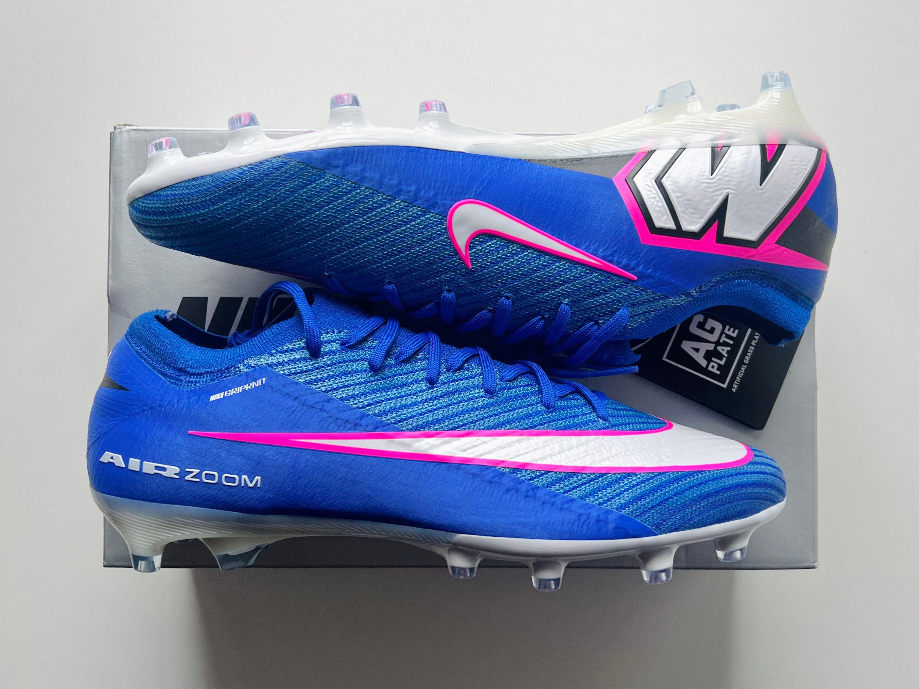 Nike Air Zoom Mercurial Vapor 16 Elite AG Attack - Racer Blue / White