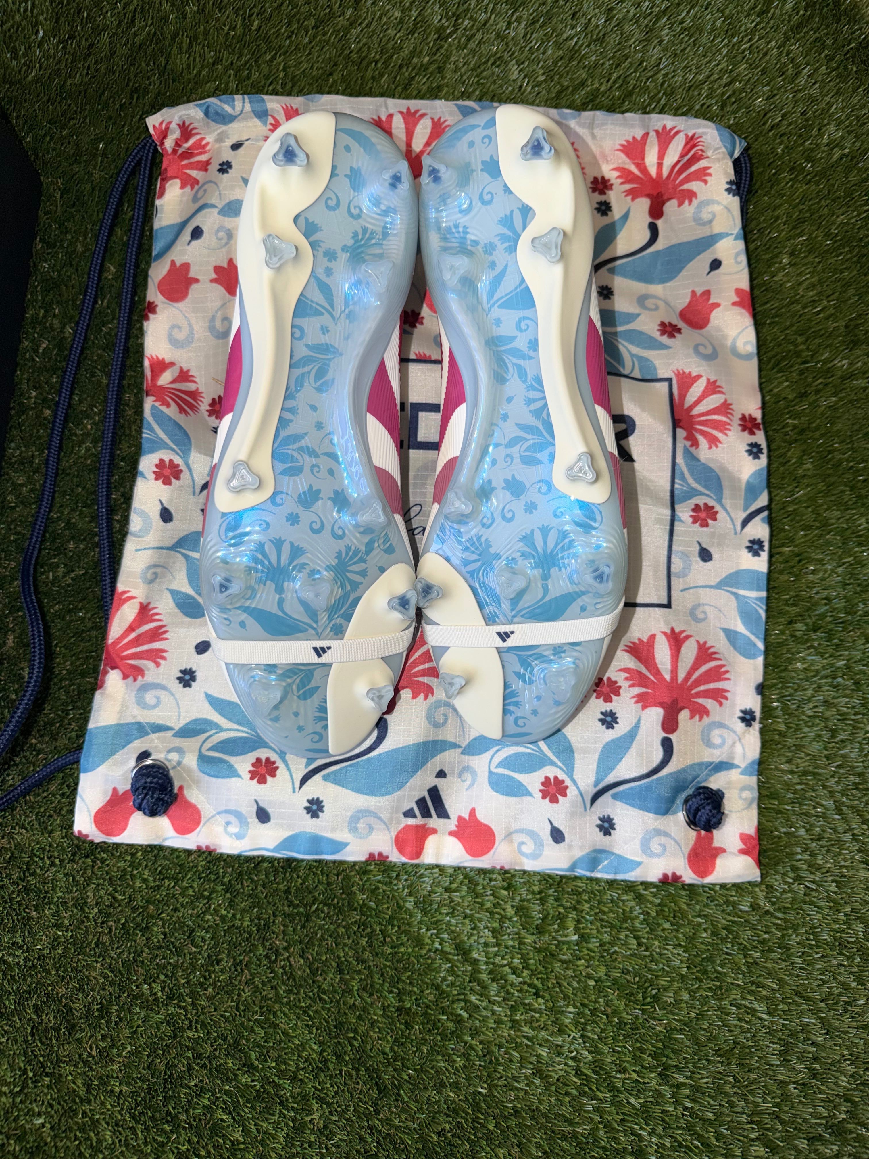 Adidas Predator Elite FT Tongue X TFG Firm Ground Off White / Blue