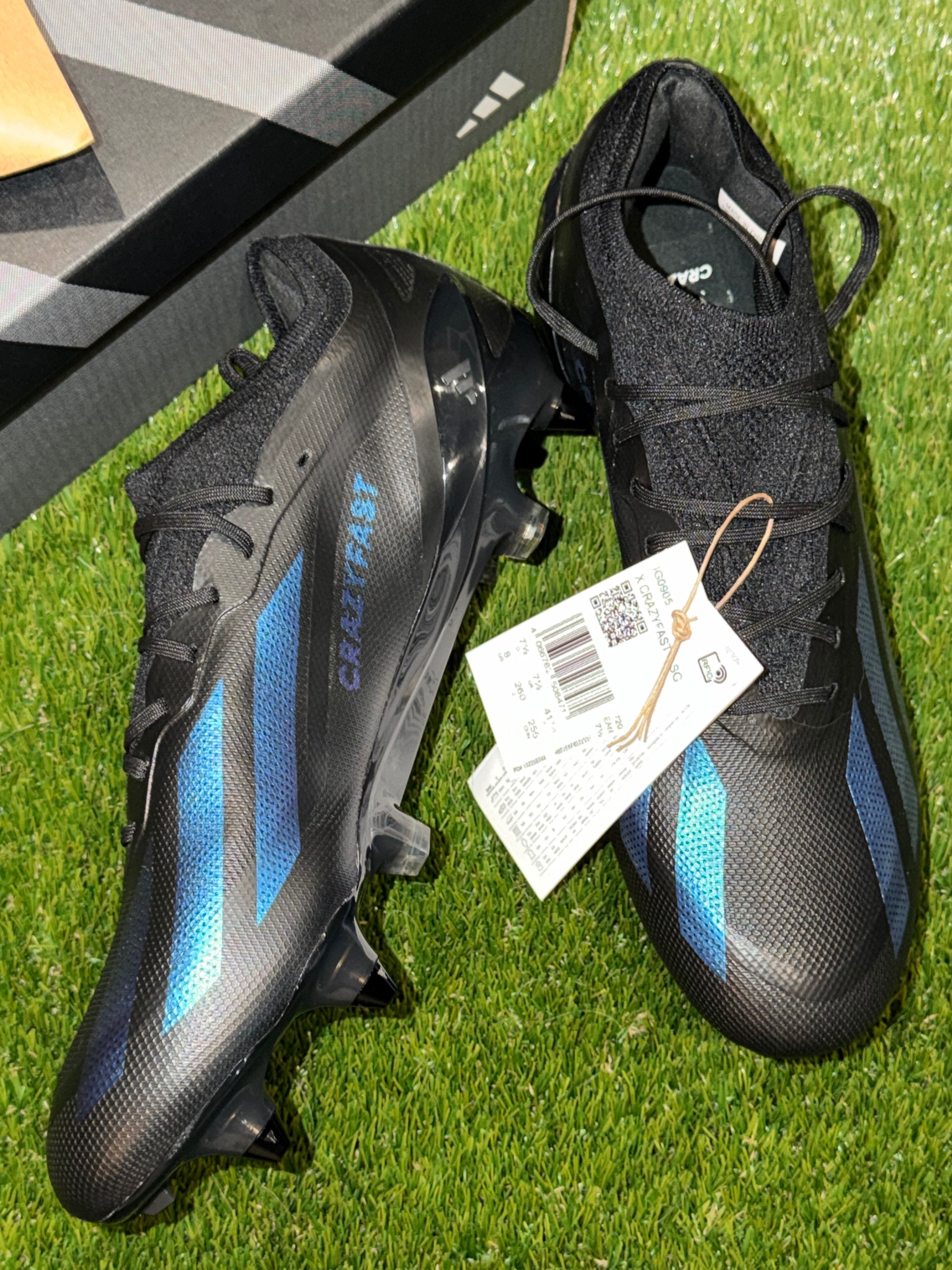 Adidas Crazyfast .1 SG Black / Blue 