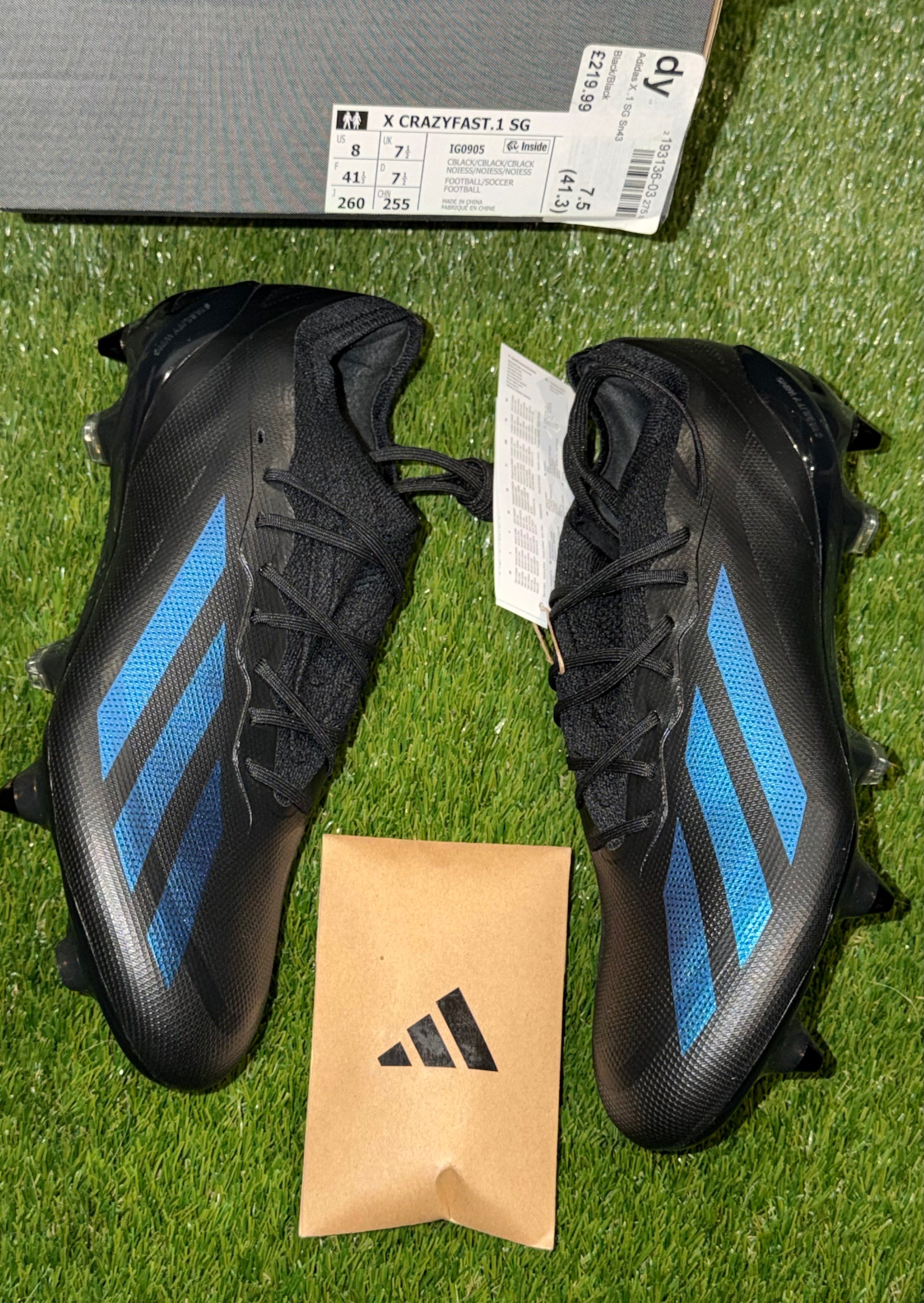 Adidas Crazyfast .1 SG Black / Blue 