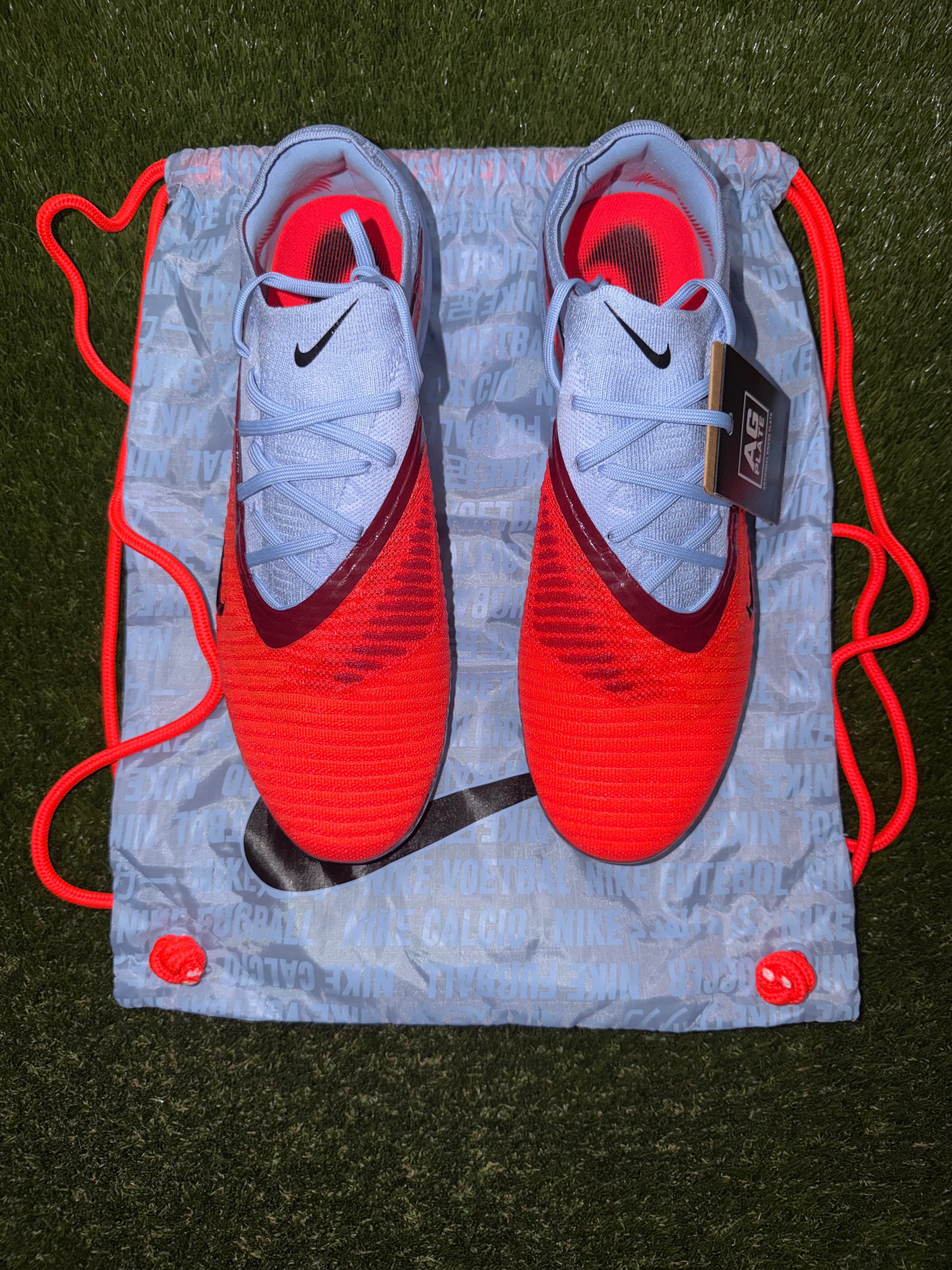 Nike Phantom 6 Elite AG Sole Plate Grey Red / Orange