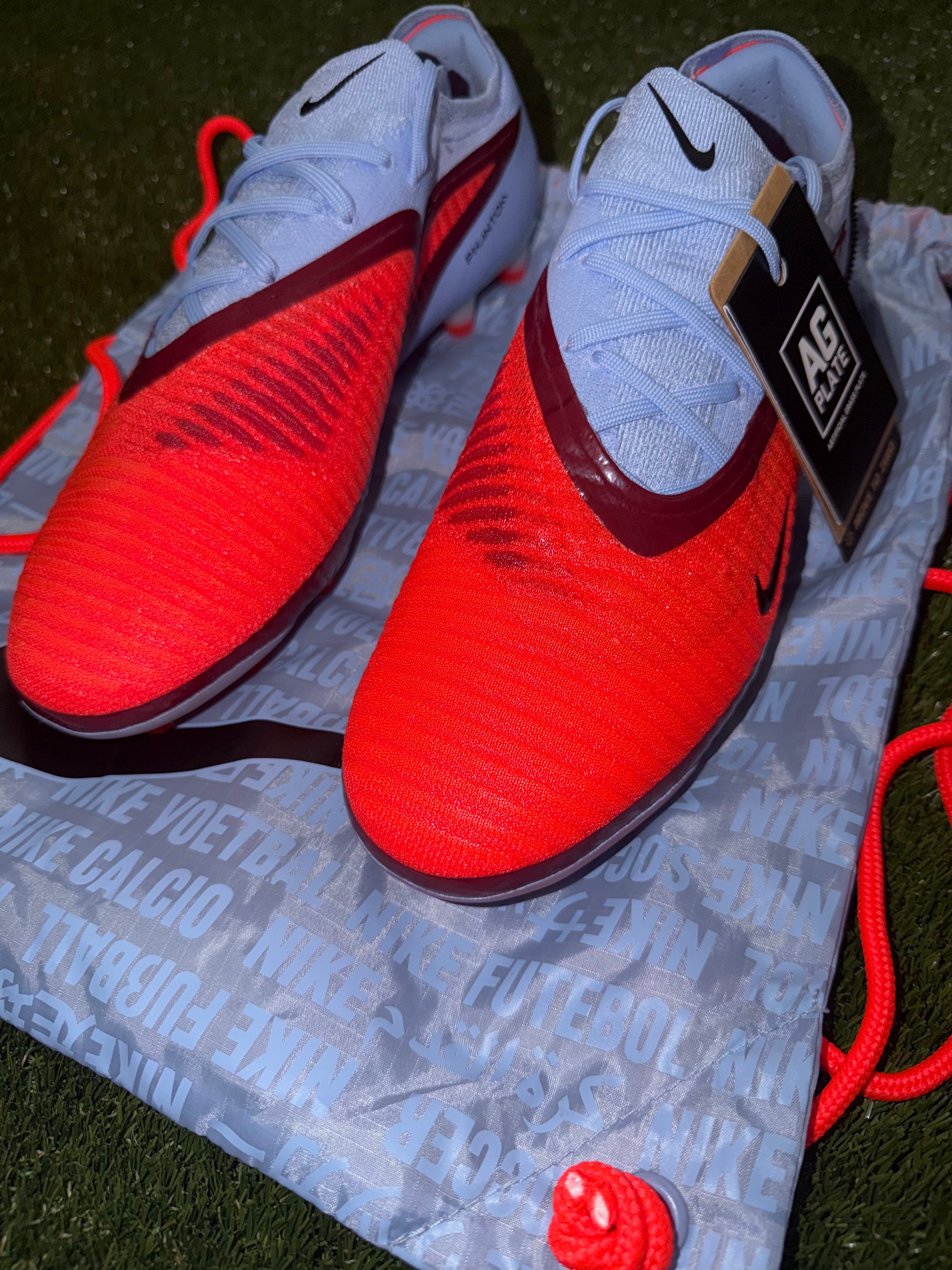 Nike Phantom 6 Elite AG Sole Plate Grey Red / Orange