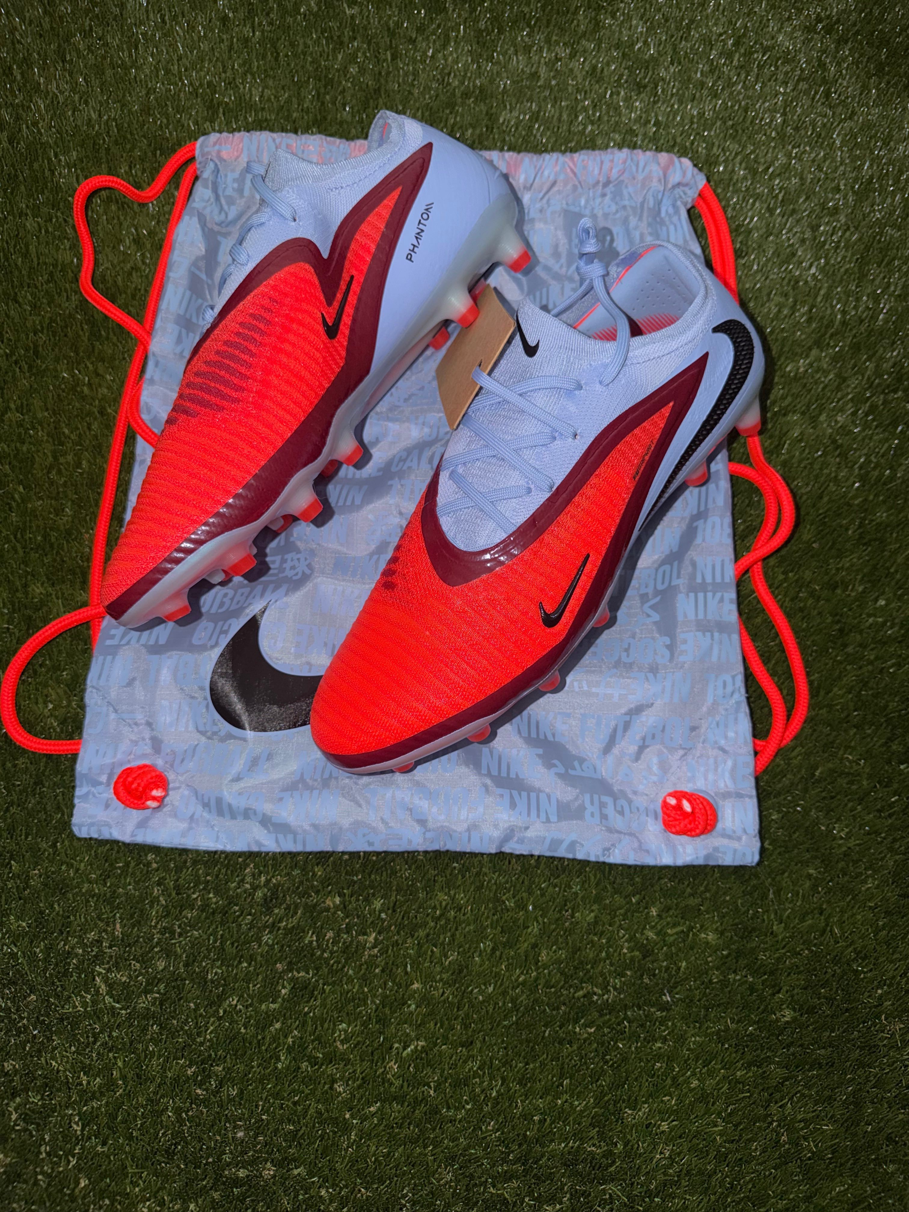 Nike Phantom 6 Elite AG Sole Plate Grey Red / Orange