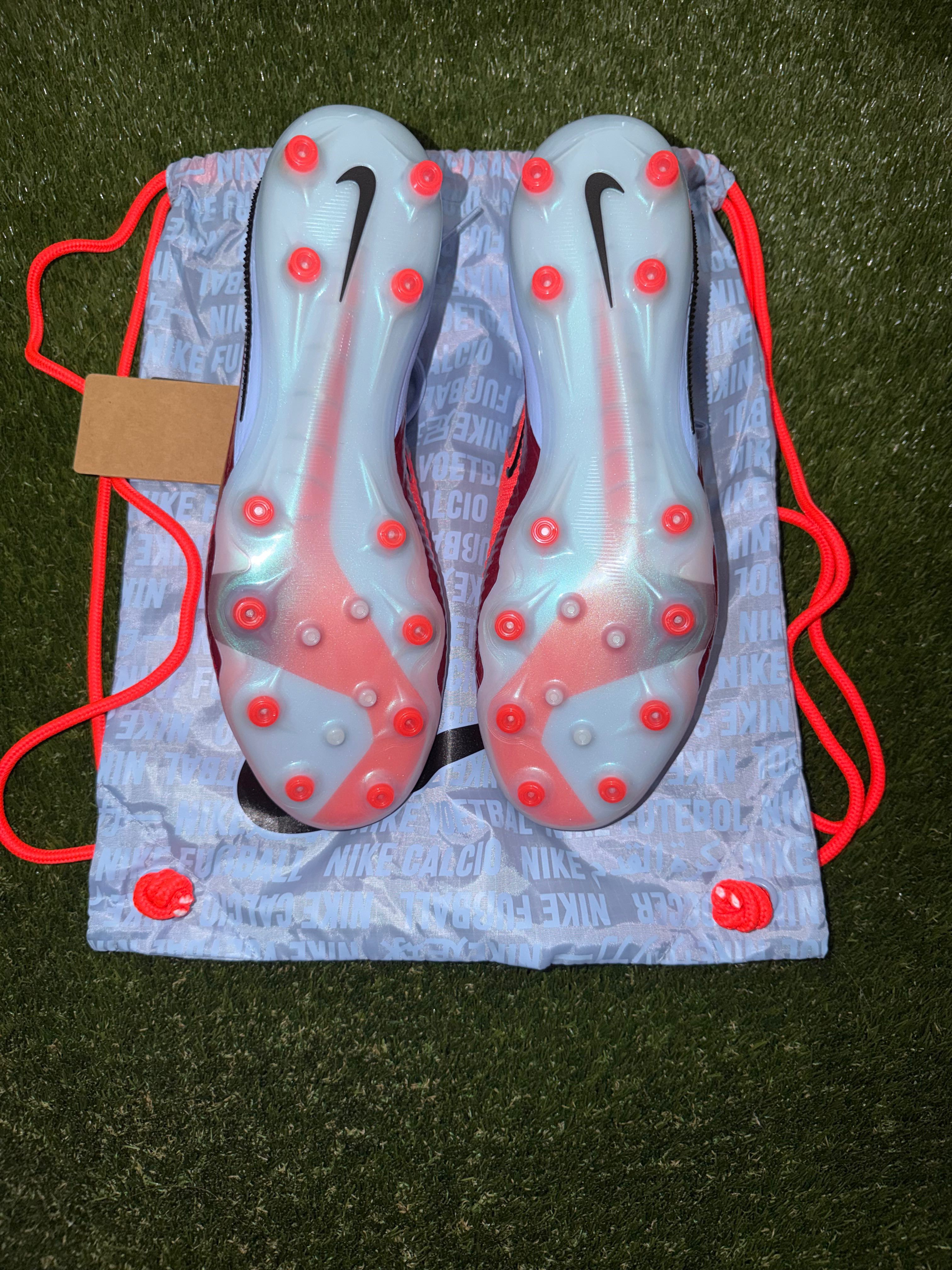 Nike Phantom 6 Elite AG Sole Plate Grey Red / Orange
