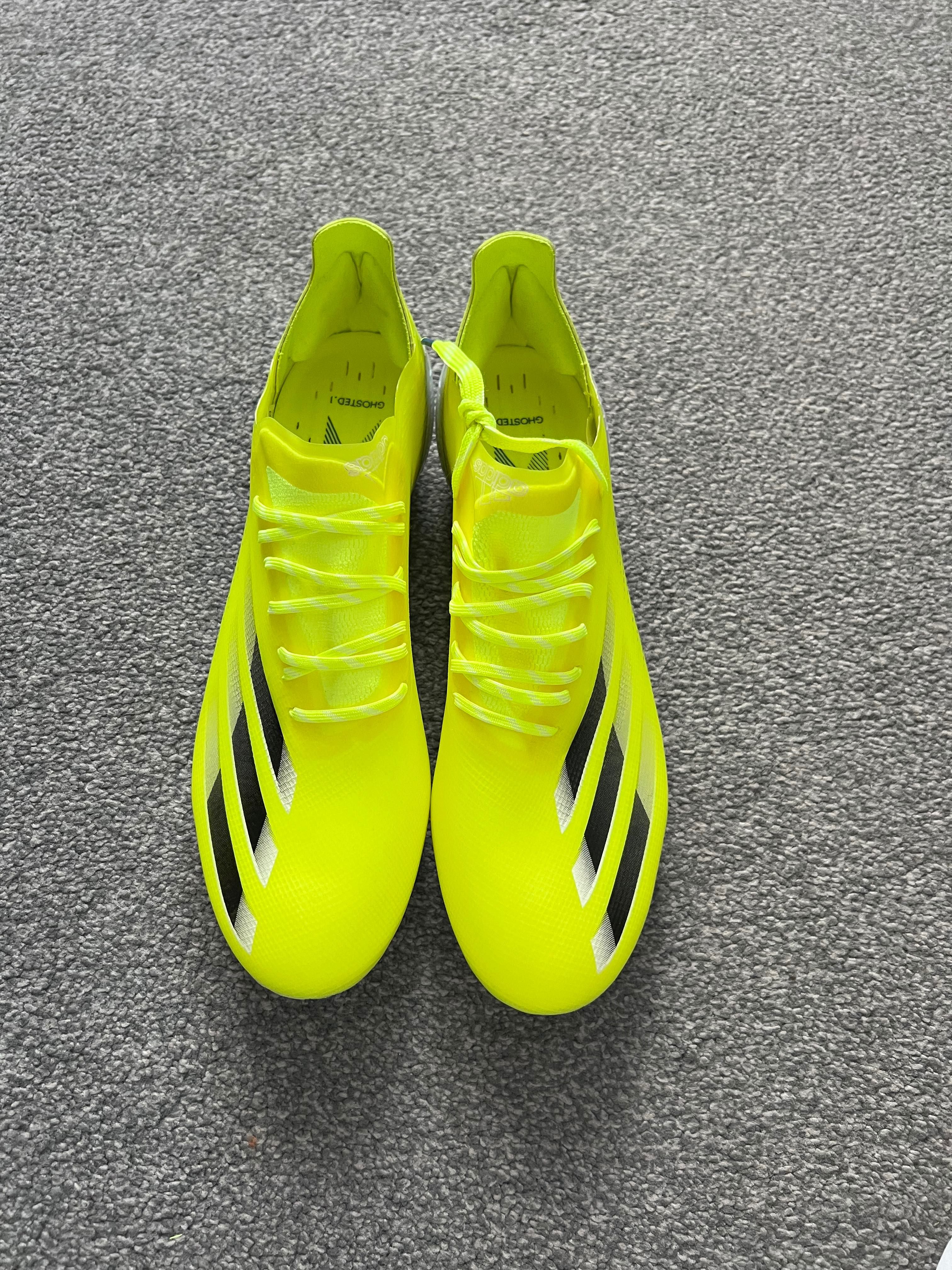Adidas X Ghosted FG Yellow UK 8.5