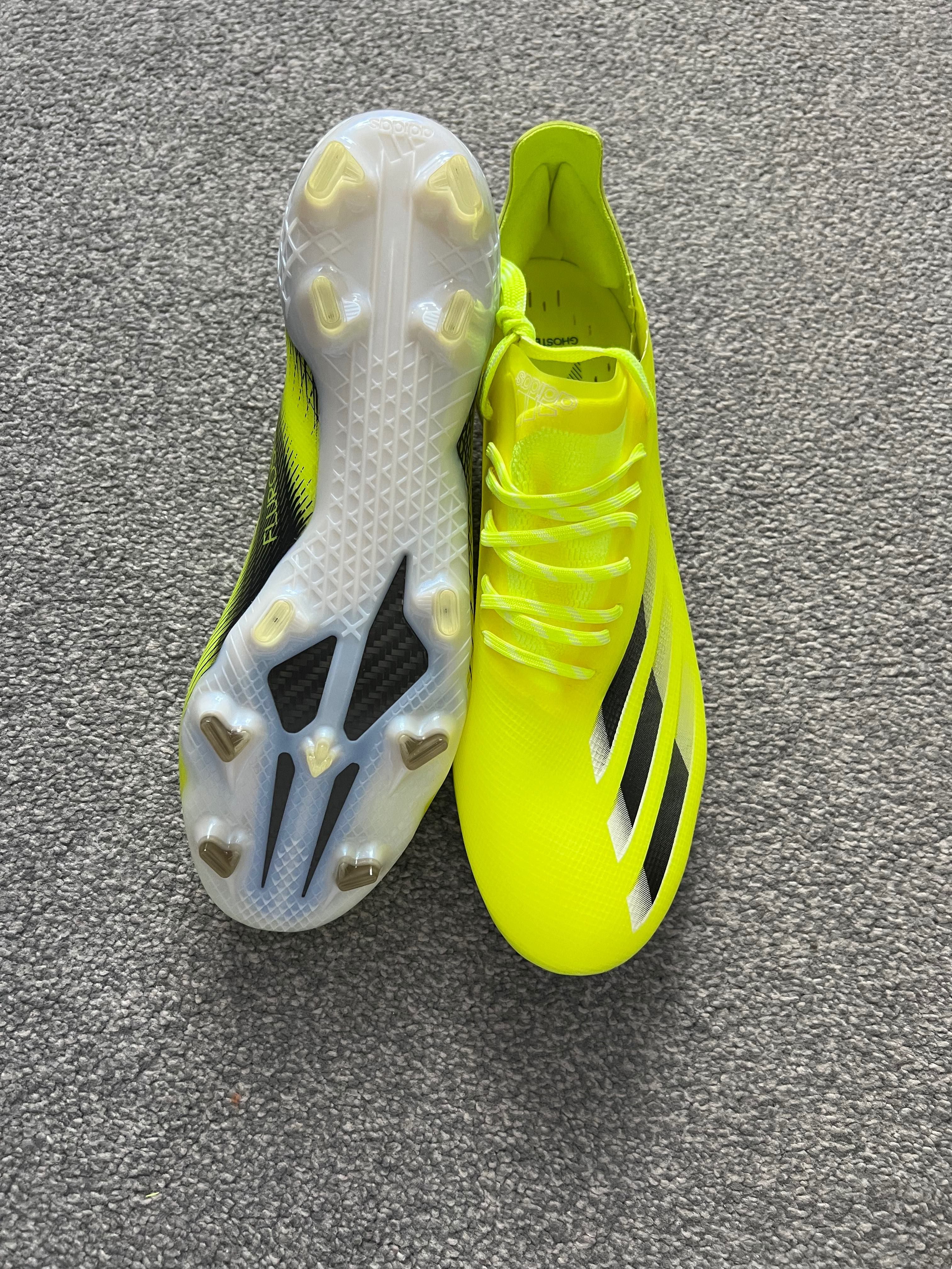 Adidas X Ghosted FG Yellow UK 8.5