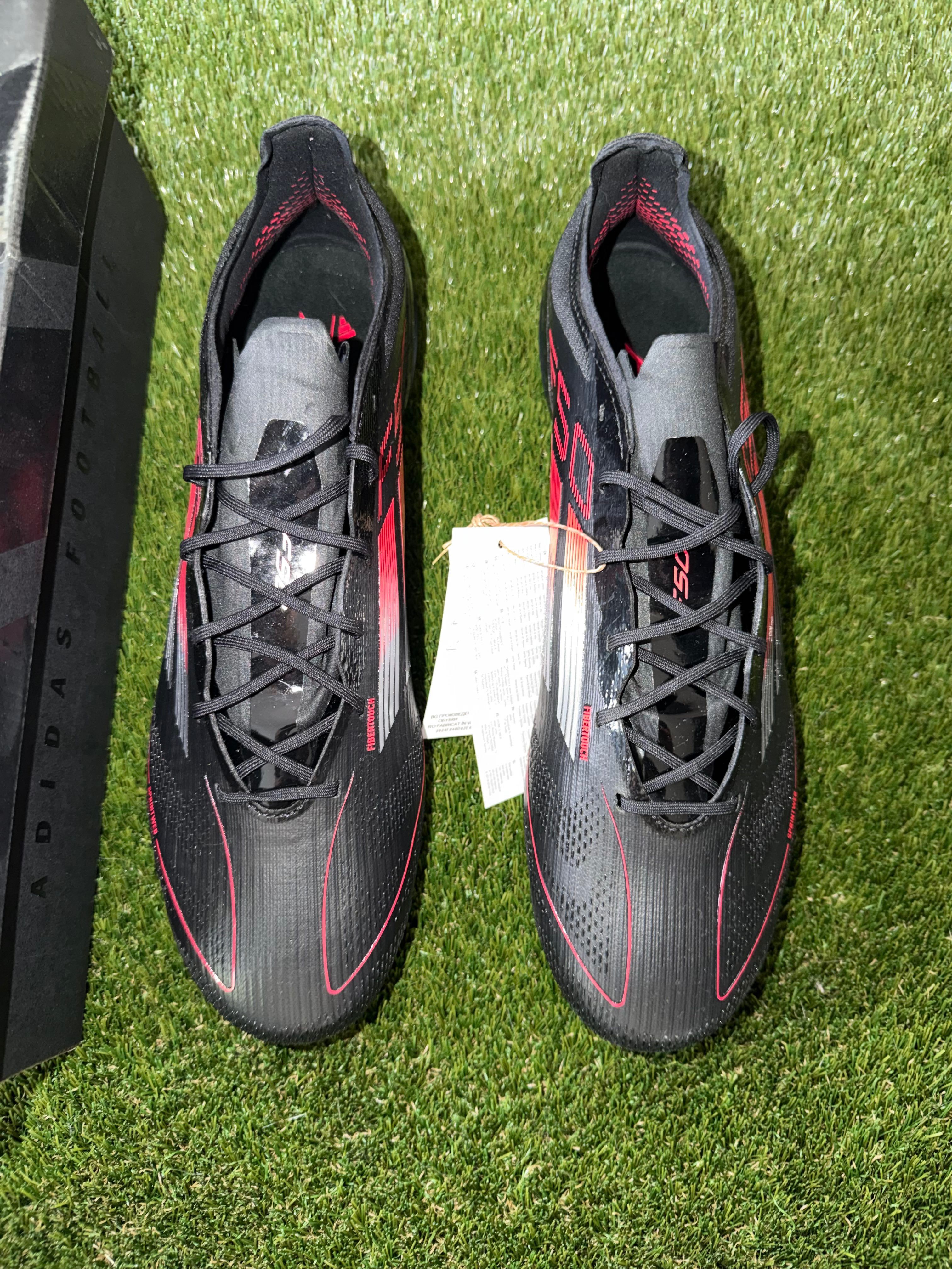 Adidas F50 Elite Laced Firm Ground Black / Red
