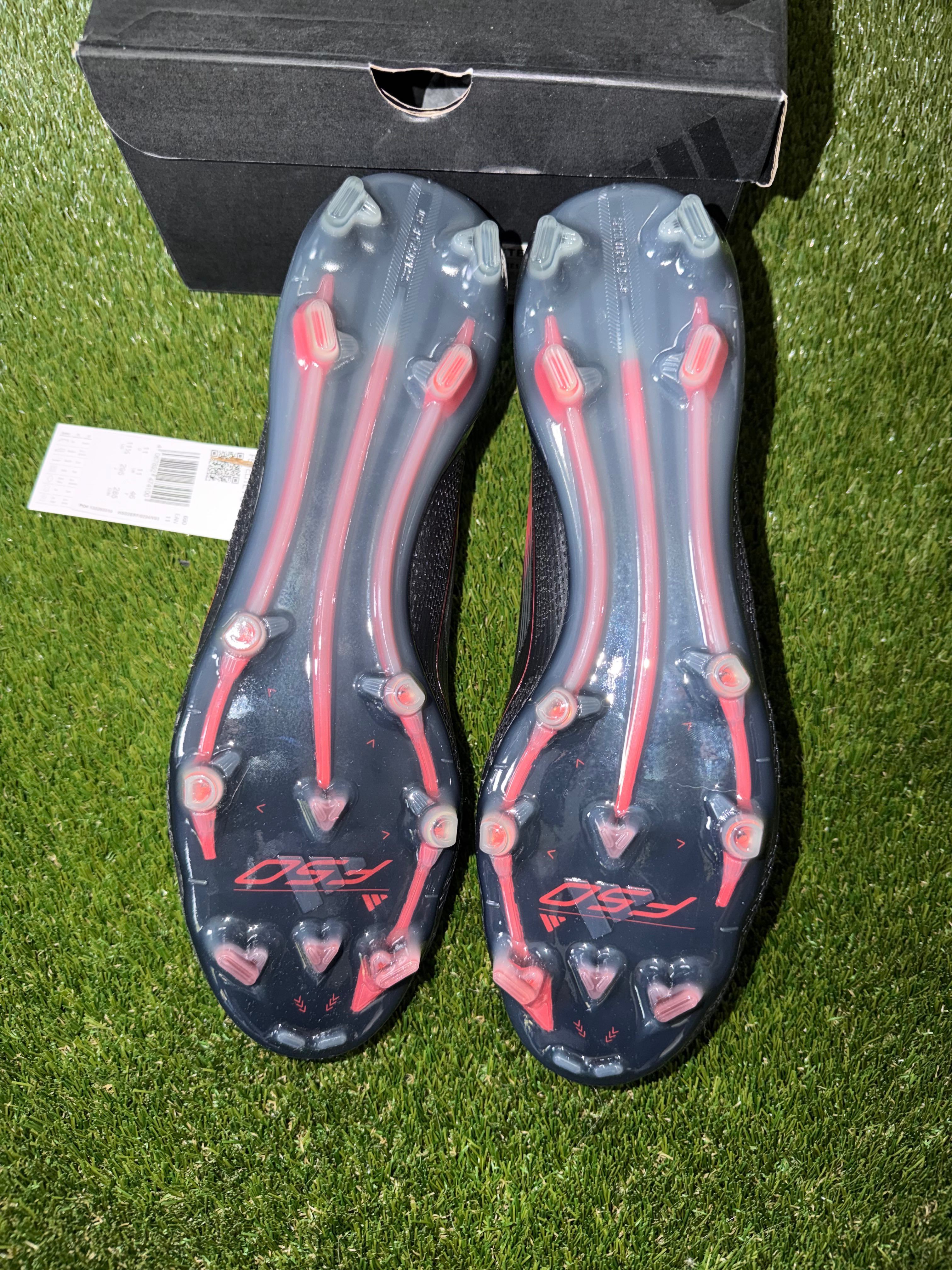 Adidas F50 Elite Laced Firm Ground Black / Red
