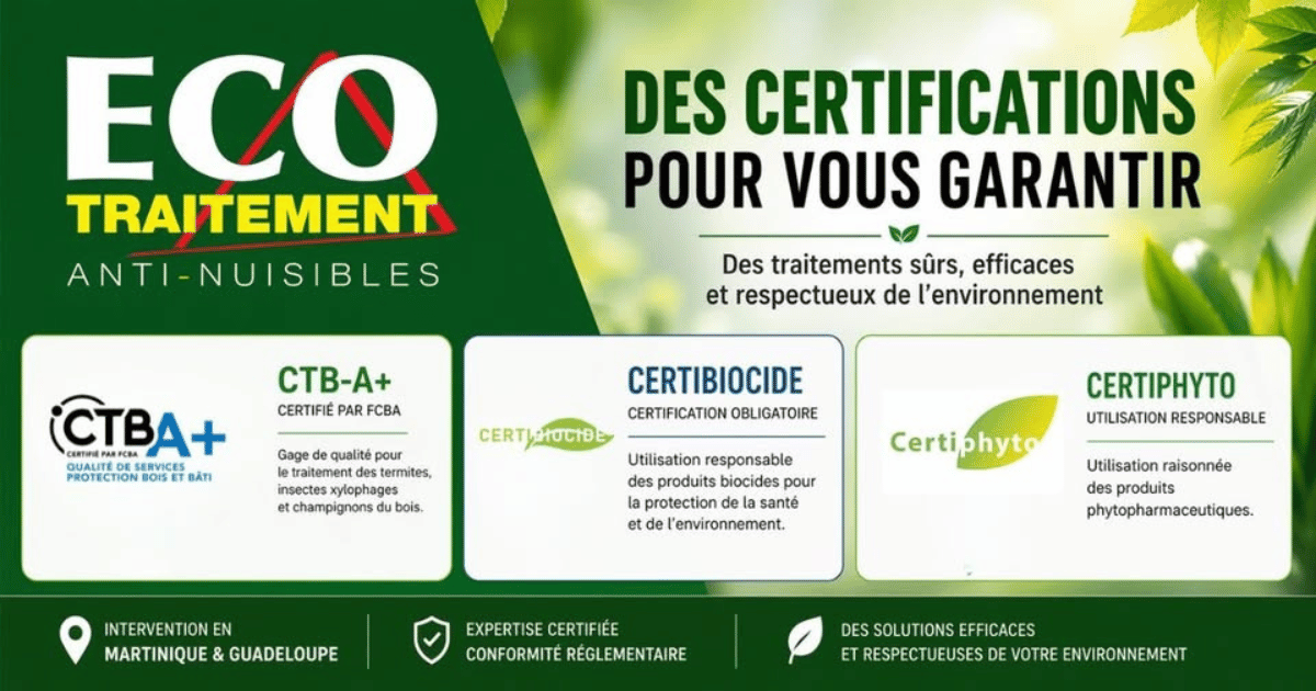 Pourquoi les certifications sont-elles essentielles dans la lutte antiparasitaire ?