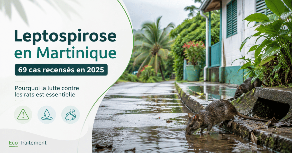 Leptospirose en Martinique : 69 cas recensés en 2025, pourquoi la lutte contre les rats est essentielle