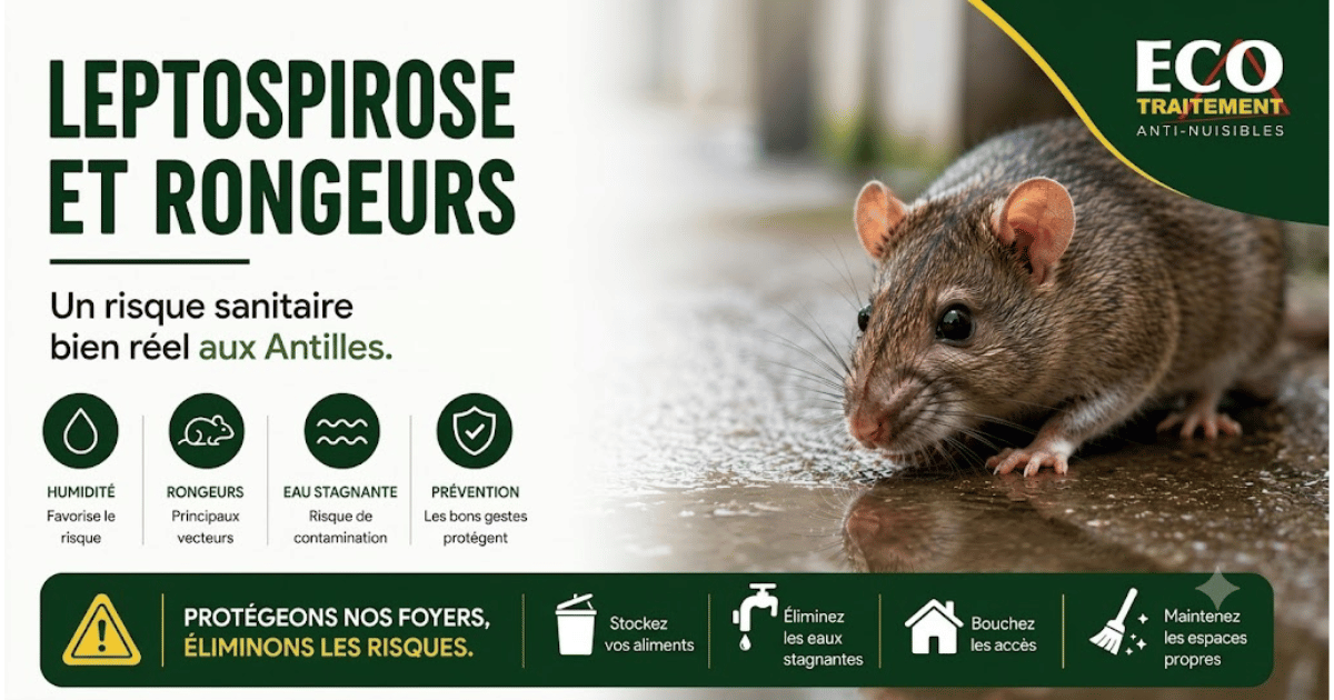 Leptospirose et rongeurs : un risque sanitaire à ne pas négliger en Martinique et en Guadeloupe