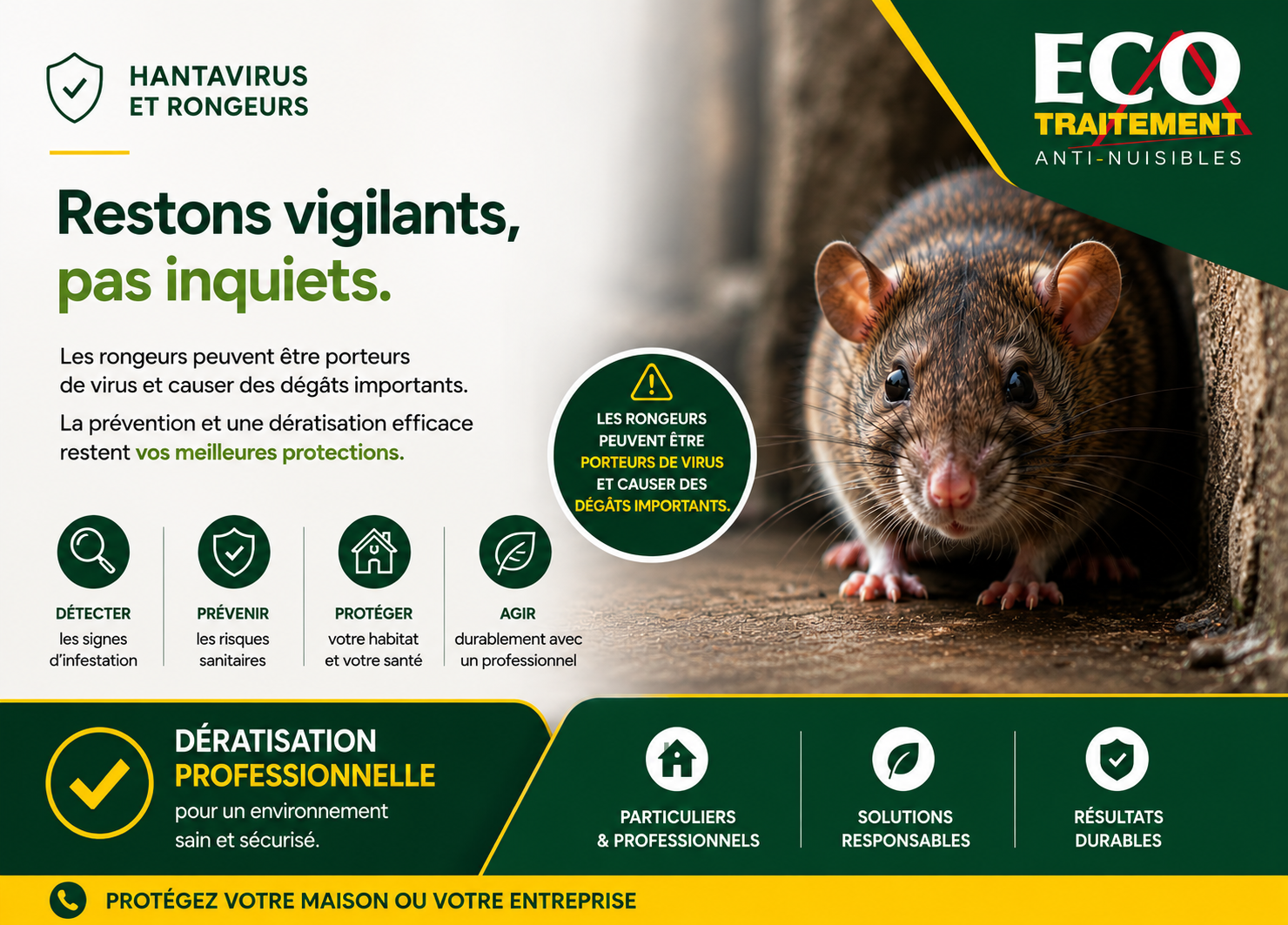Hantavirus et rongeurs : pourquoi la prévention reste essentielle