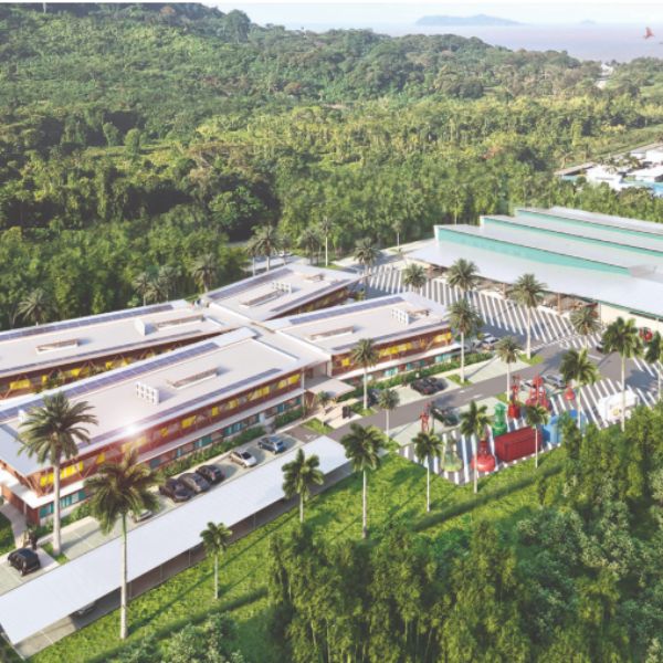 vue aerienne pole degras cannes guyane