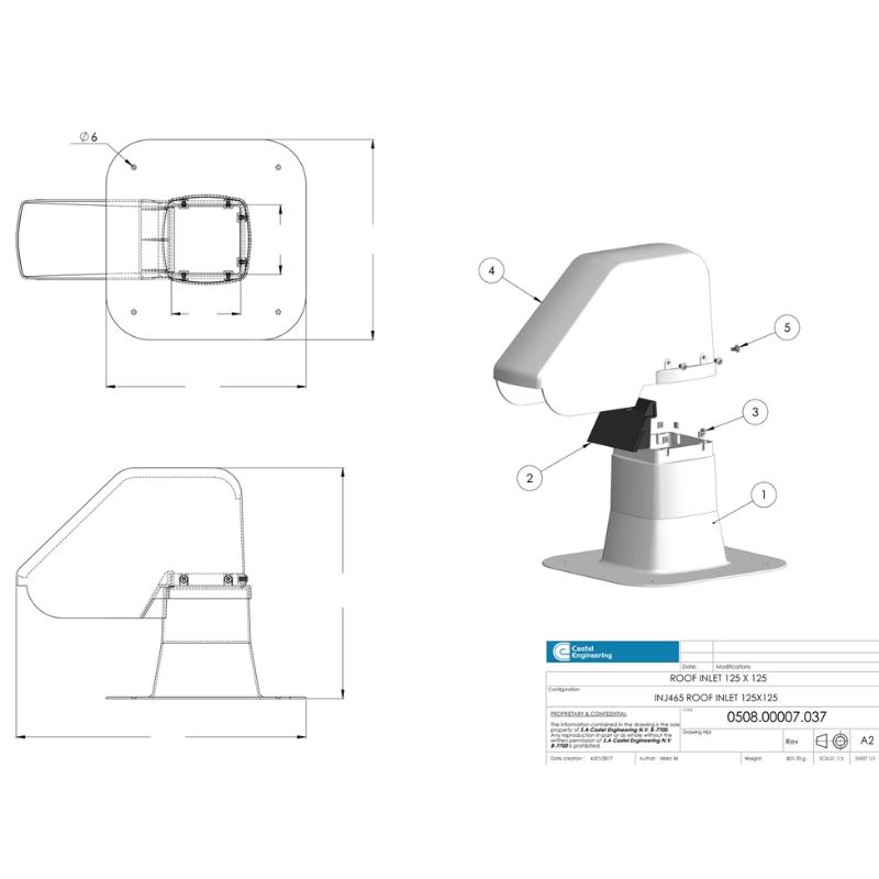 COL DE CYGNE ASA 125X125 RI-125