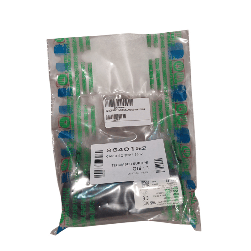 CONDENSATEUR DEMARRAGE 50/60MF 250V