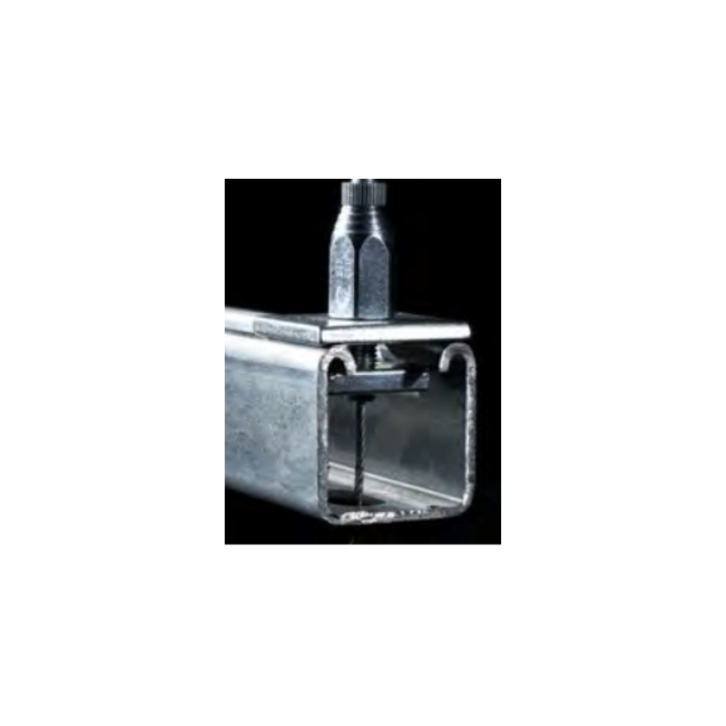 PLAQUE CARRE M8 ZIP-CLIP (BTE 10)