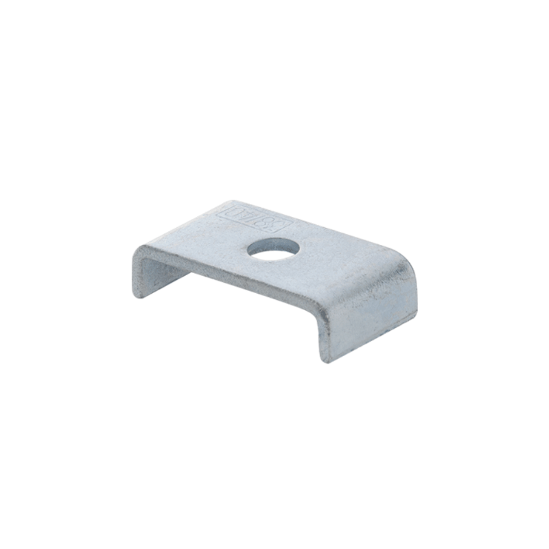 PLAQUE VEROU U-FIX 43*50.D-8 POUR RAIL