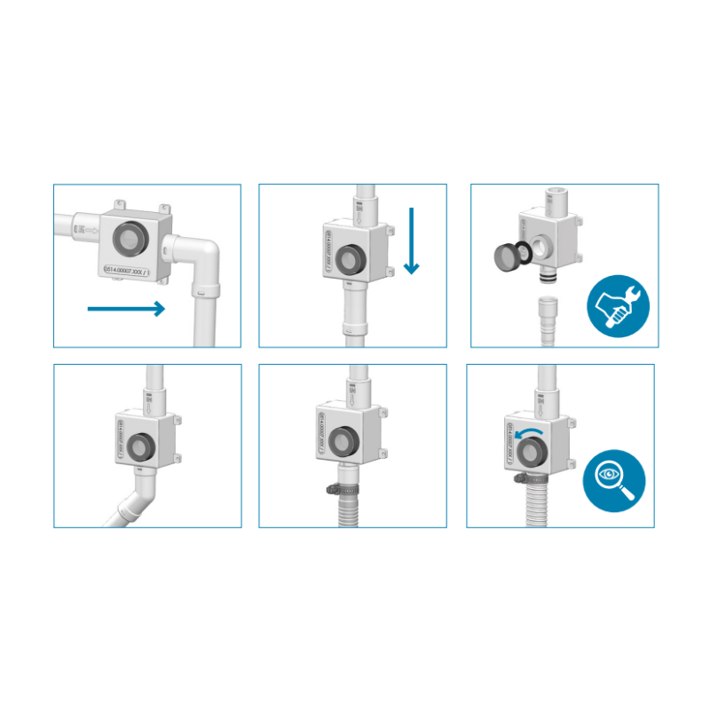 SIPHON EVAC. CONDENSAT D-20 RDP-SIF-OHV