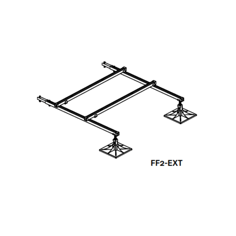 SUPPORT FRAME-FOOT 2-PIEDS 120*100