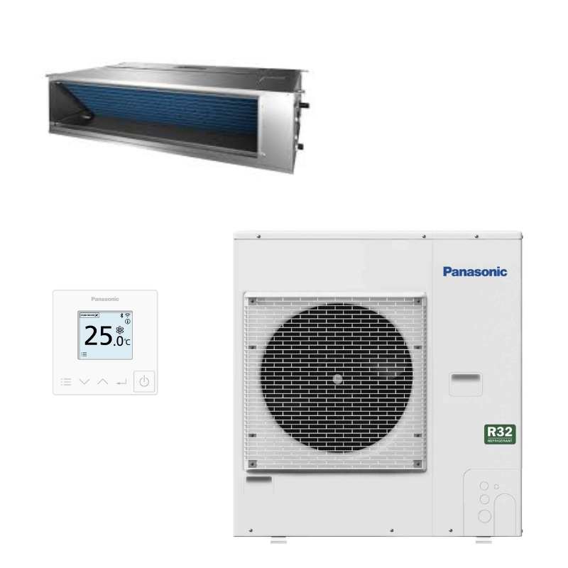 Climatiseur Panasonic Gainable Inverter  S-1014PF3E + U-140PZ3E8 tri-380 14kW