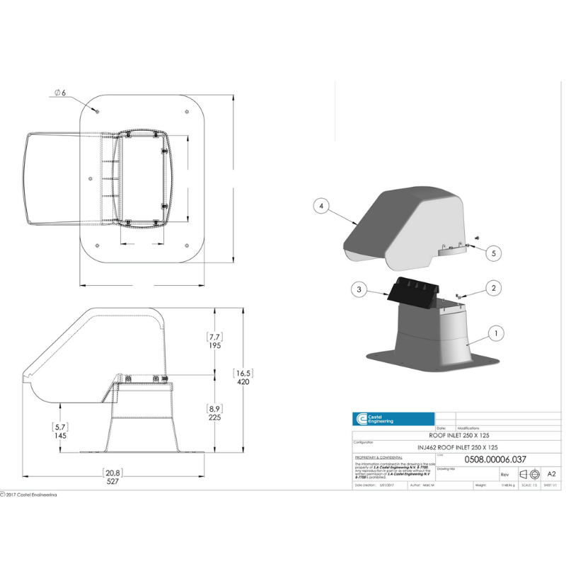 COL DE CYGNE ASA 250X125 RI-250