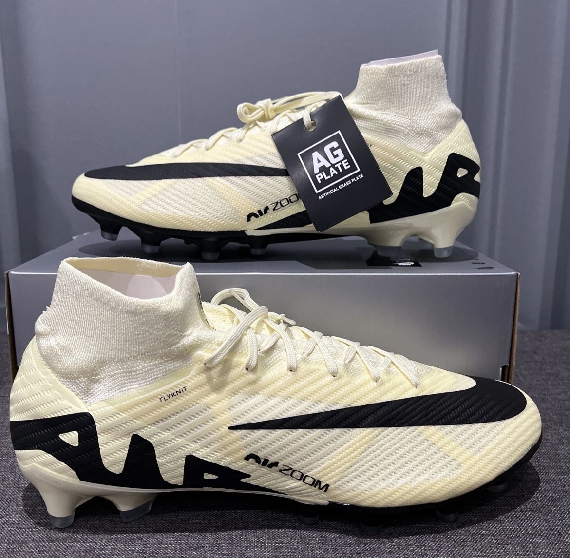 Nike Zoom Superfly 9 Elite AG - Lemonade/Black