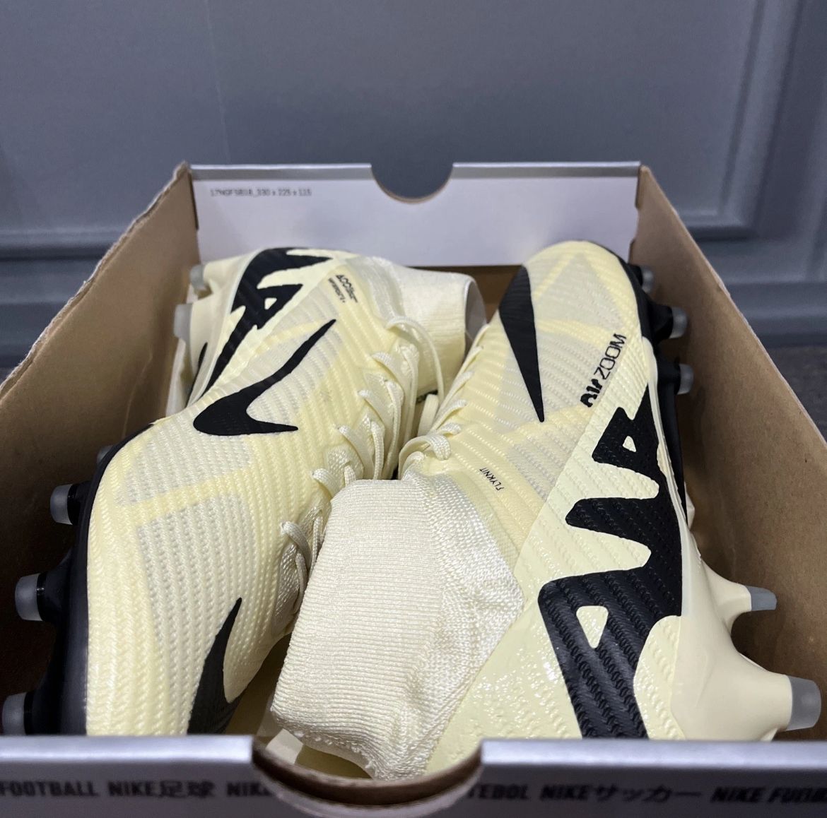 Nike Zoom Superfly 9 Elite AG - Lemonade/Black