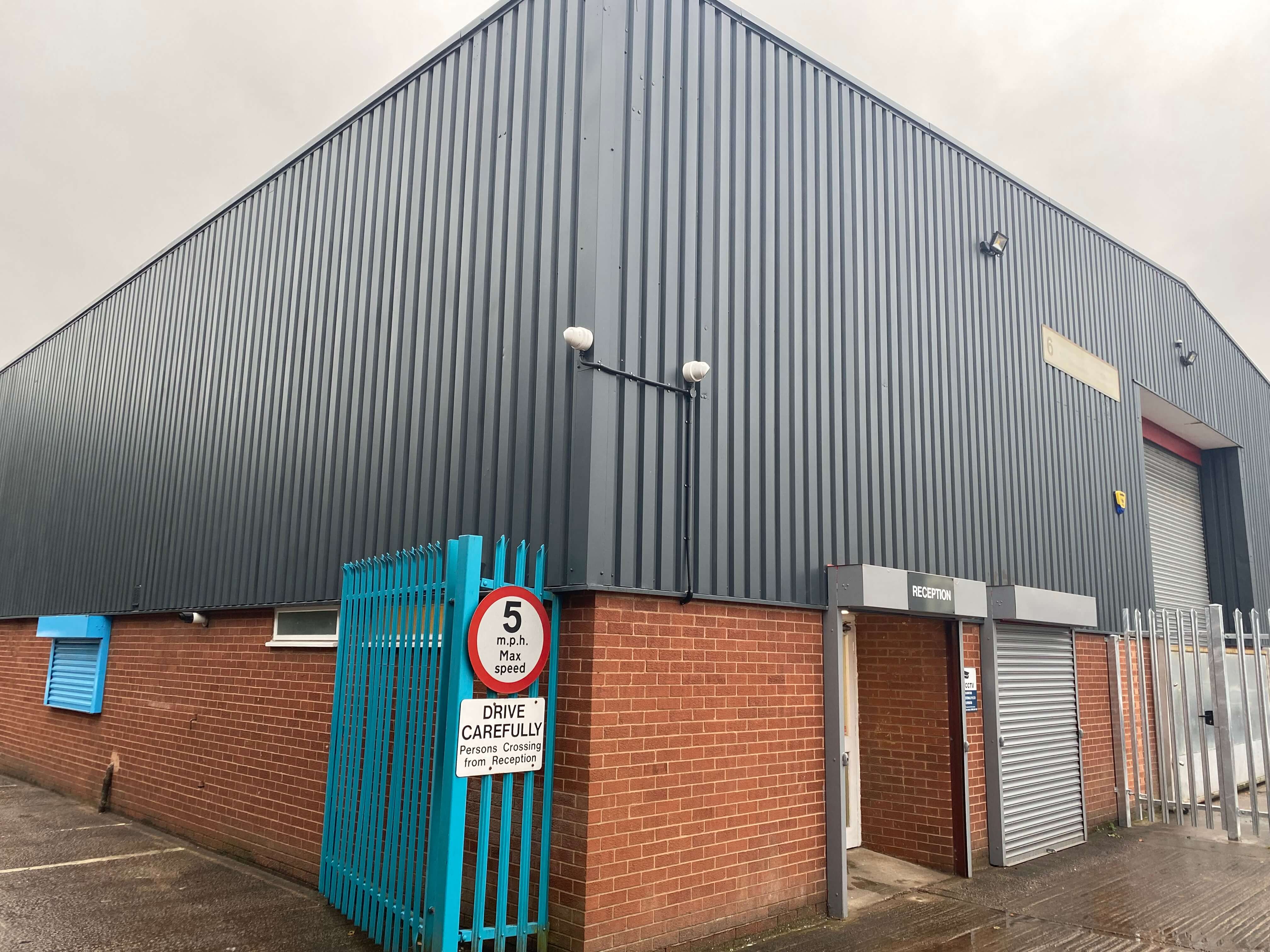 Wolverhampton Bodyshop Chooses Justice to Secure its Premises