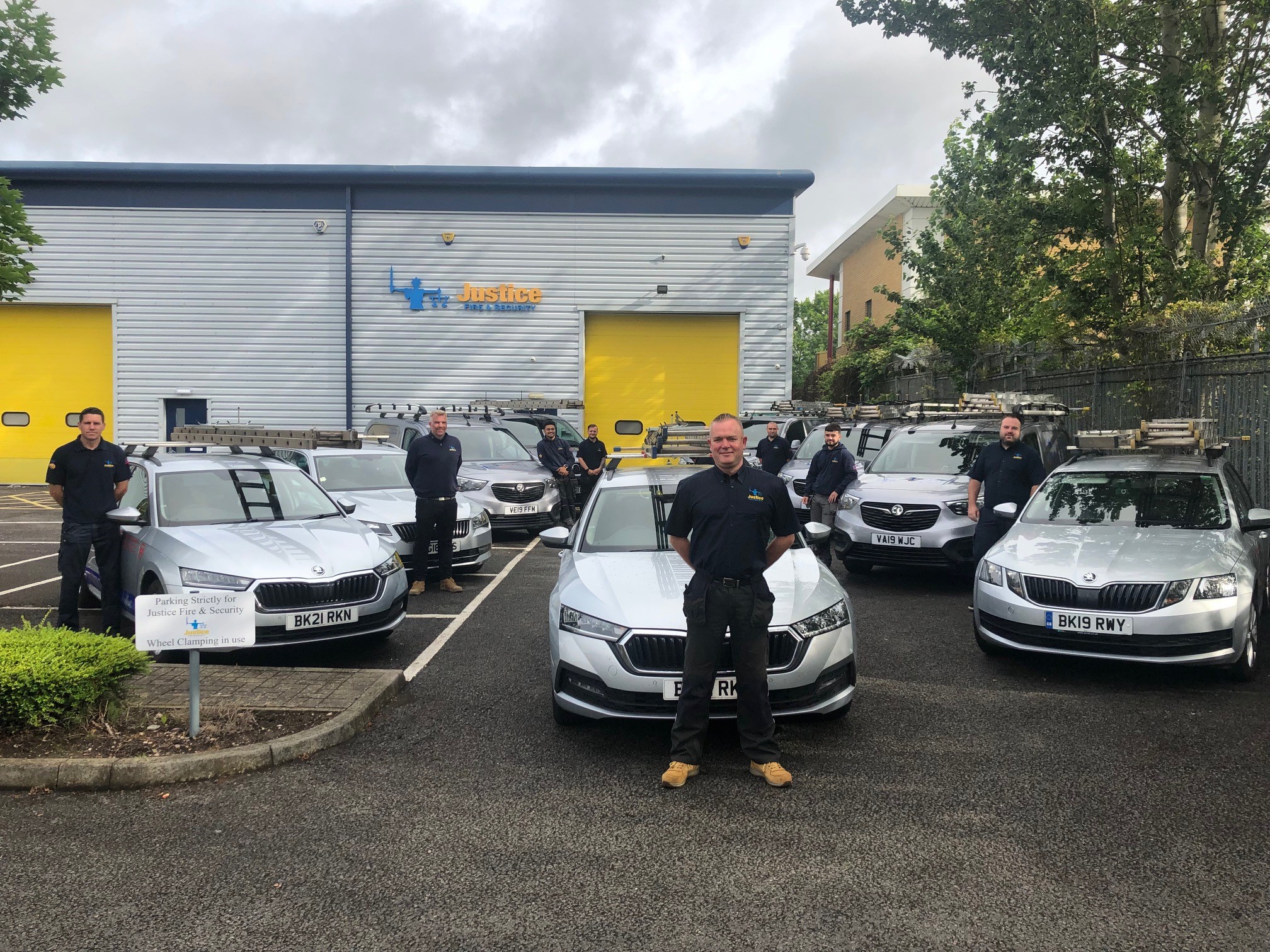 Engineers and their Vehicles Primed and Ready to Go!