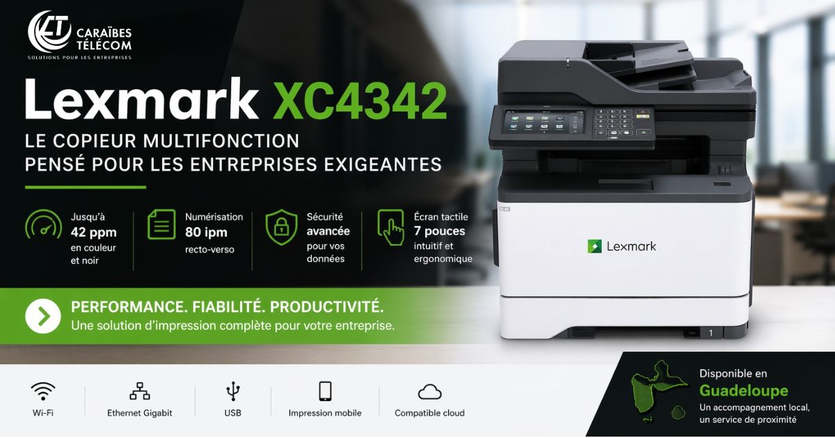 Lexmark XC4342 : le copieur multifonction pensé pour les entreprises exigeantes