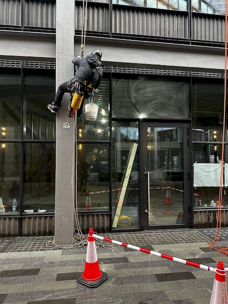 Rope Access Window Clean