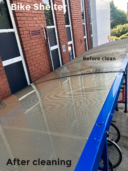 Bike Shelter Clean
