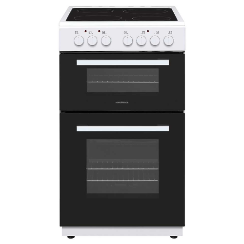 NordMende FS 50cm Twin Cavity Electric Fan Cooker with Ceramic Top White