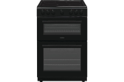 NordMende FS 60cm Twin Cavity Electric Fan Cooker with Ceramic Top Black
