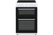 NordMende FS 60cm Twin Cavity Electric Fan Cooker with Ceramic Top White