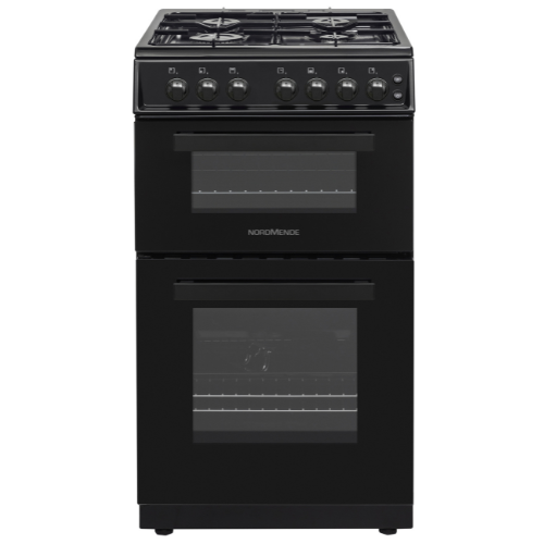 FS 50cm Twin Cavity LPG Gas Cooker Black