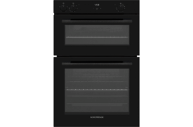 Built In Double Oven and Grill Black Glass