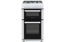 FS 50cm Twin Cavity LPG Gas Cooker White