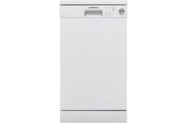 45cm Freestanding Slimline Dishwasher White