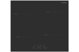  60cm 4 x Zone Touch Control Induction Hob Black Frameless