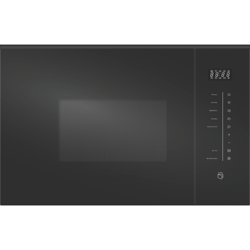 25L Built In Microwave + Grill Black Glass