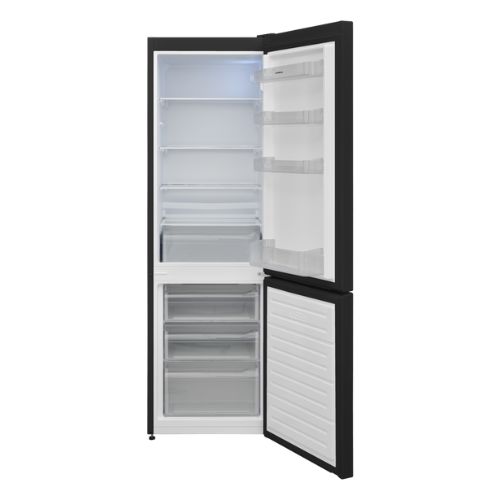 54cm Freestanding 170cm Low Frost Fridge Freezer Black