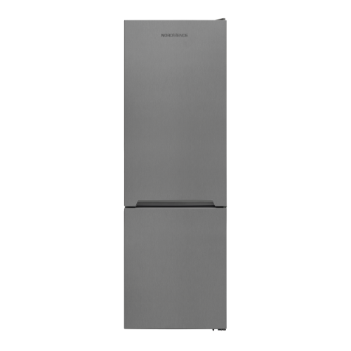 54cm Freestanding 170cm Low Frost Fridge Freezer Stainless Steel Look