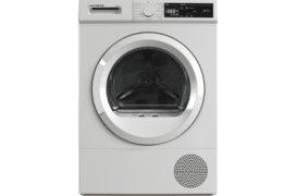 Freestanding 10kg Heat Pump Tumble Dryer White E Energy Rated