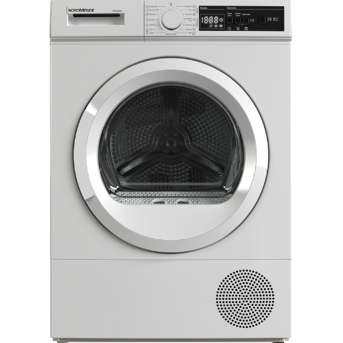 Freestanding 8kg Heat Pump Tumble Dryer White E Energy Rated