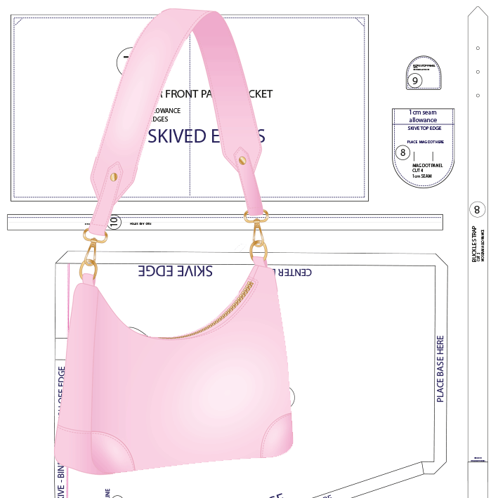 Medium Bag Pattern Making