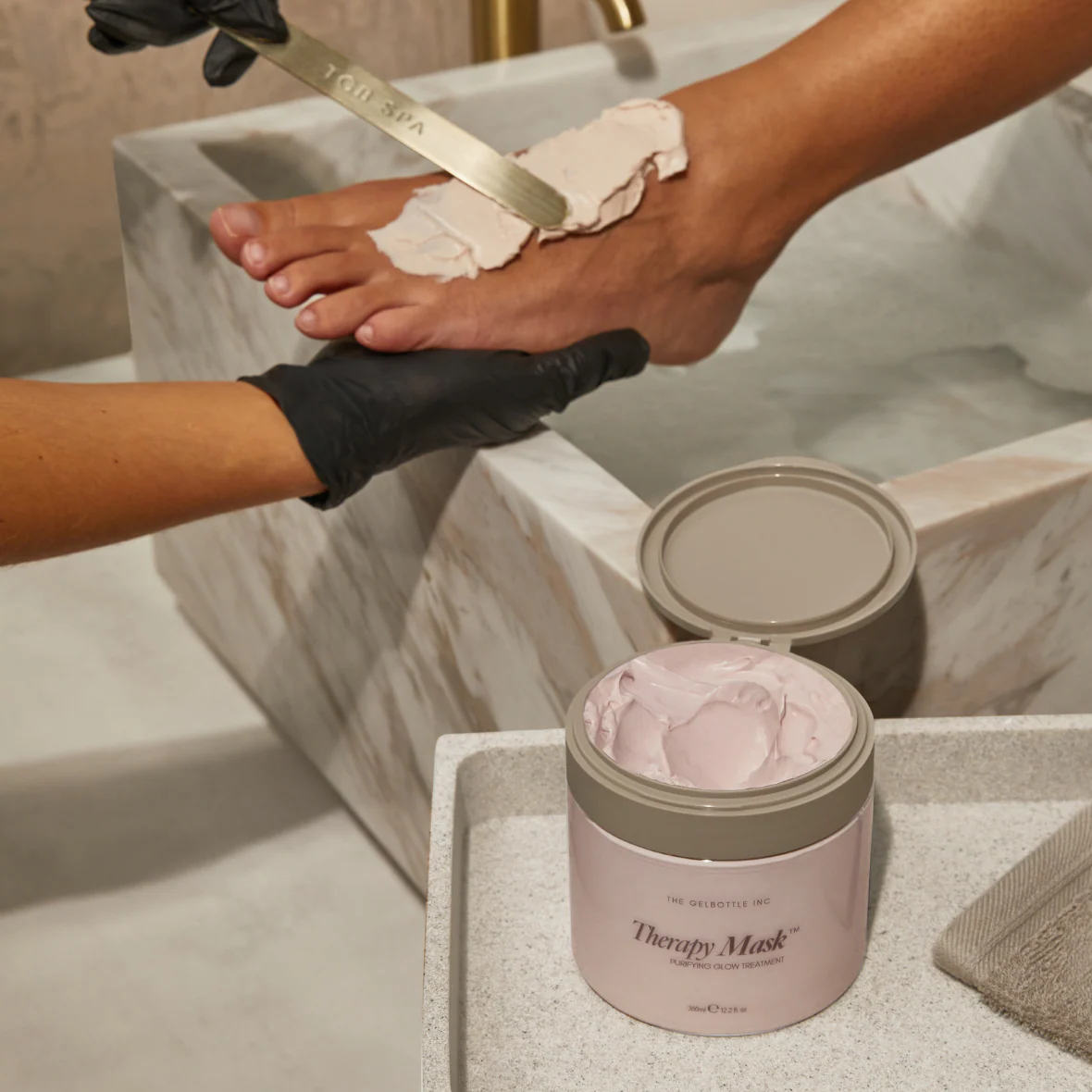 CND Vinylux Polish Luxury Pedicure