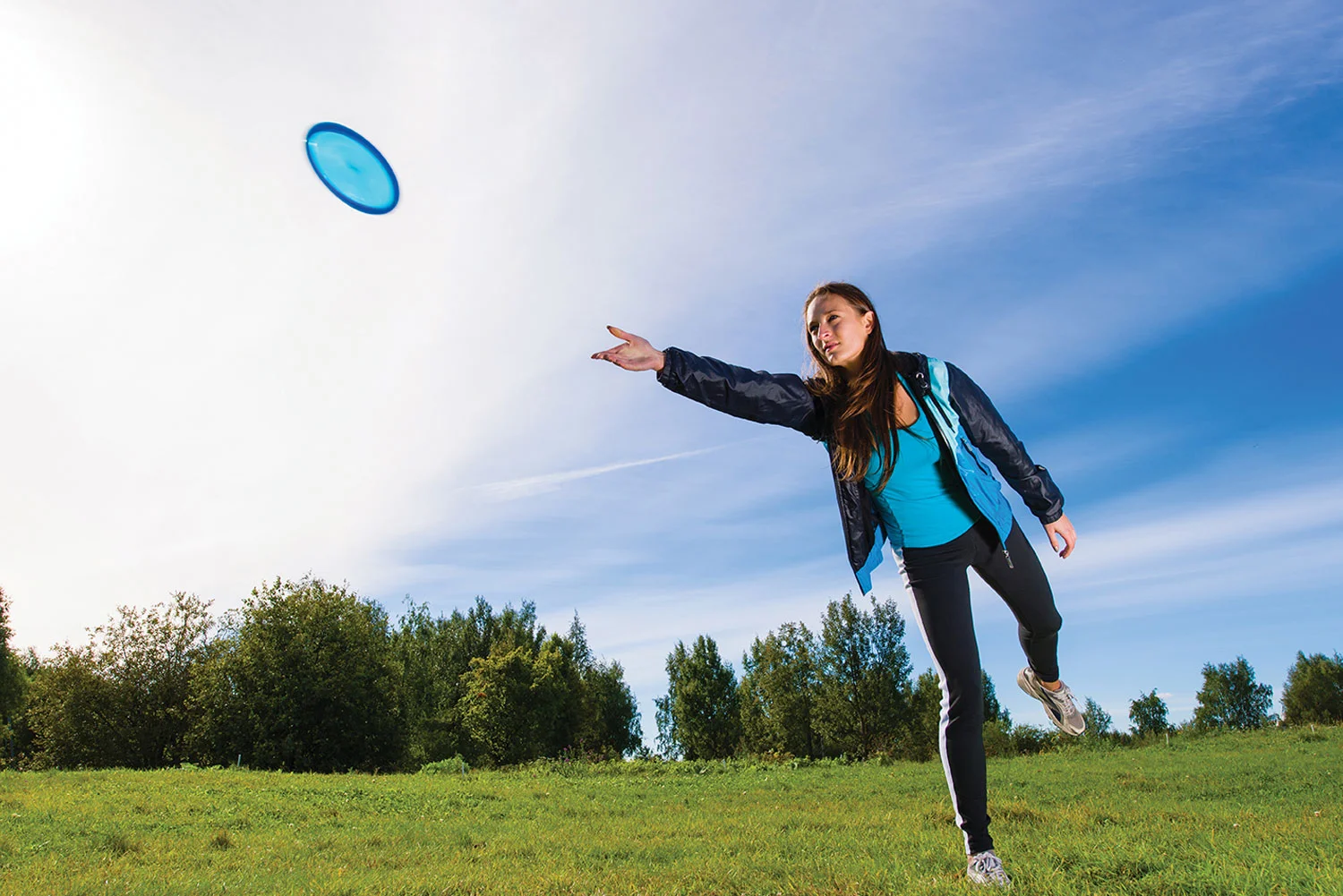 Frisbee golf in the Cairngorms